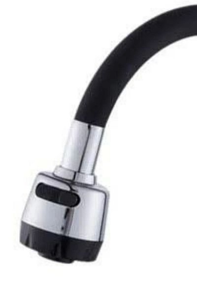 Universal Faucet Head - Black Kubar, Spiral Hose and Flexible Telescopic