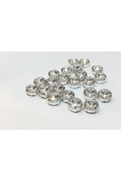 BEİLYS COSMETİCS & ACCESSORY ريفولي حجر كريستال مخيط - 12 مم، 50 قطعة