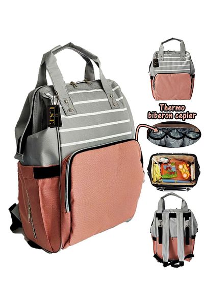 ESY LİNE Functional Organizer Baby Care Bag - Mother Baby Backpack Gp