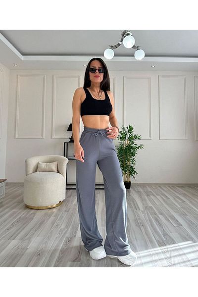 LITTLEMOON Copy - Loose Trousers with Wide Leg Pockets