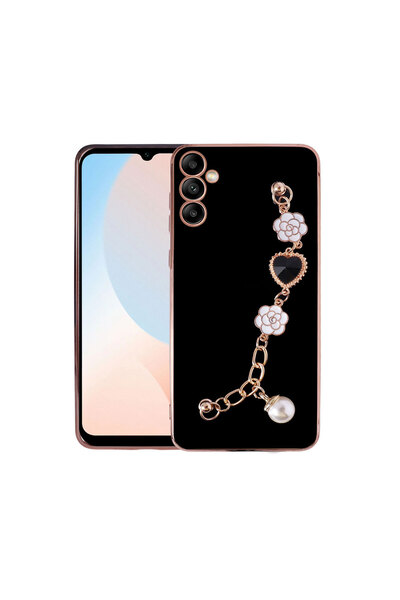 AQUA AKSESUAR Galaxy A24 Kılıf El Tutamaçlı Kamera Korumalı  Lüks Silikon Kapak