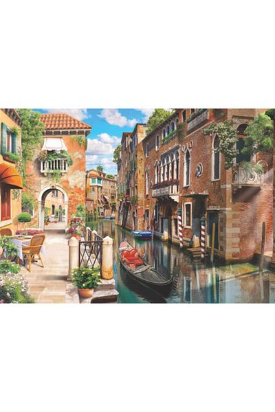 KESKİN COLOR 1000 Piece Sharp Gondola Puzzle - 68x48 Cm