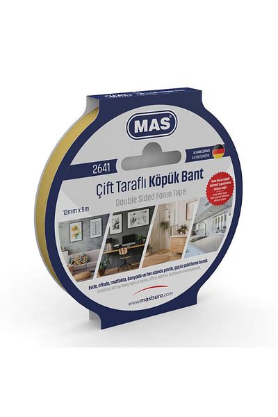 Mas 5 Meters Double Sided 12 Mm Foam Tape