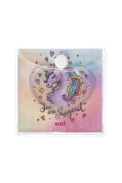 Kahraman Vuki Küp Bloknot Simli Sulu 6.3 X 6.3 Cm Unicorn Sulu Ve Simli Küp B...
