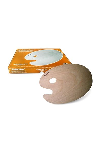 Yıldızlar Yayınları Wooden Oval Stars Palette - No:2 145