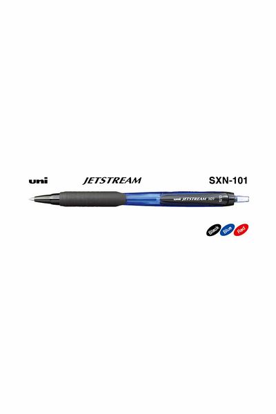 Uni Jetstream 101 Fast Writing Pen - 0.7 Mm Blue, Roller Bola, Sxn-101(0.7)