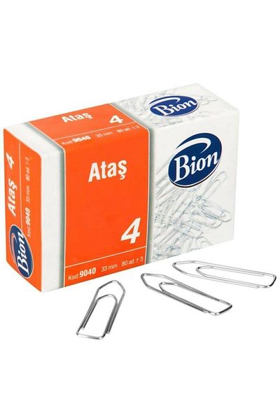 Bion Paper Clip No:4 40 Mm Paper Clip