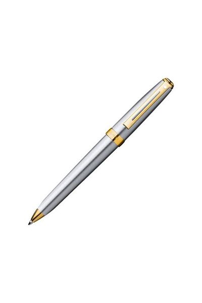 Sheaffer Prelude Ballpoint Pen with Gold Clip and Ring Chrome