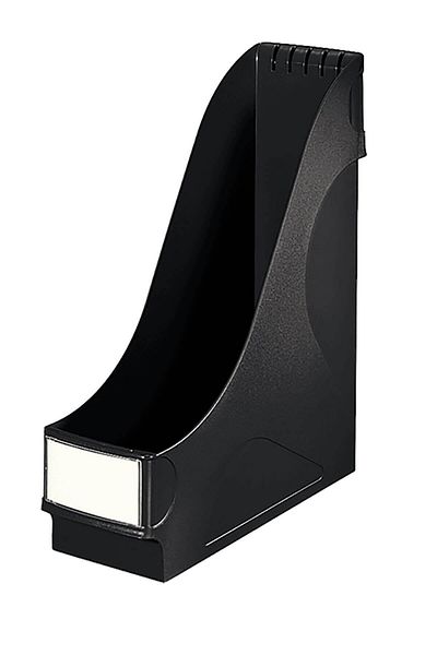 Leitz Box Folder Magazine Holder Plastic 9.8 X 31.8 X 29.1 Cm Black Magazine Holder