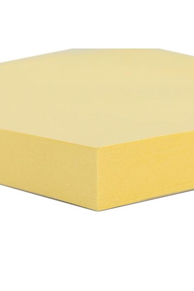 Bigpoint Adhesive Note Paper 75 Mm X 75 Mm Yellow 100 Sheets (12 PACK)