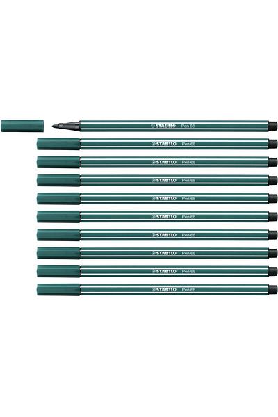 Stabilo Felt Tip Paint Pen 1 Mm Turquoise Green Felt Tip Pen (PACK OF 10)