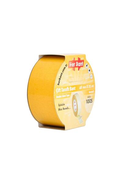 Ve-ge Fiecare bandă este cu două fețe, cu bandă adezivă, 48 mm x 25 metri