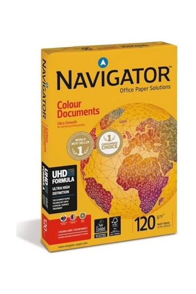 NAVİGATÖR Navigator Gramaged A4 Copy Paper 120 Grams 250 Liters (1 Ball 250 Pieces of Paper)