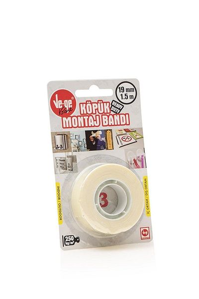 Ve-ge Ve-ge Double Sided Foam Tape 19 Mm X 1.5 Meters