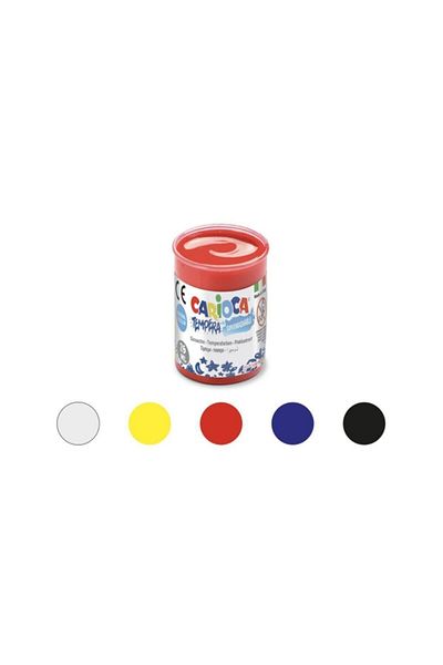 CARIOCA Tempera Gouache - Super Washable 6-Color Water Color, X 25ml