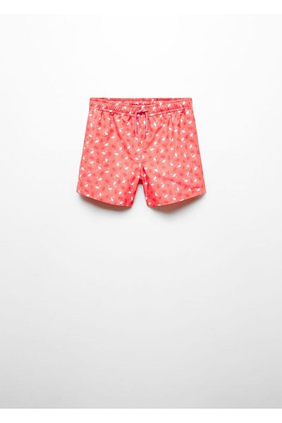 MANGO Kids Costum de baie rosu pentru copii