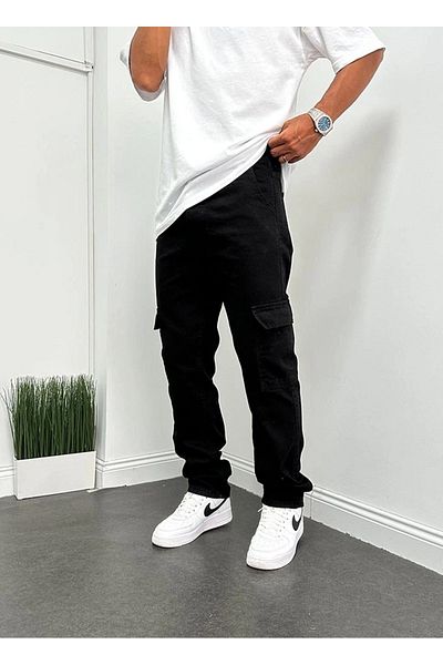 ElitWear Ανδρικό παντελόνι Cargo Pocket Gabardine Baggy