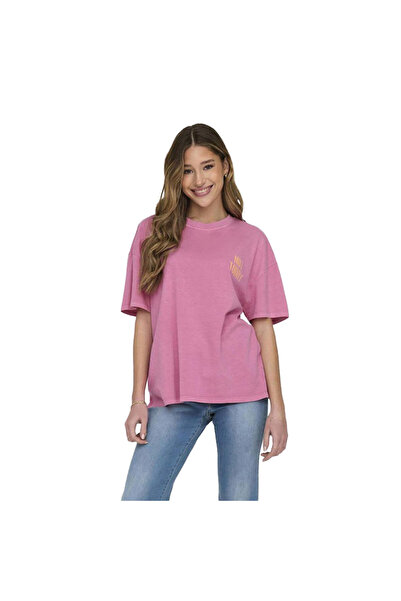 ONLY Onşarlı Sırca Salary Women's T-Shirt Red Strand Moon 15316994