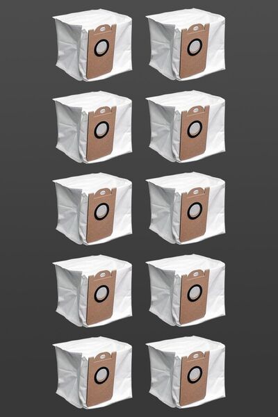 optream كيس غبار للمكنسة الكهربائية الروبوتية Proscenic M7 Pro / M7 Max - 10 قطع