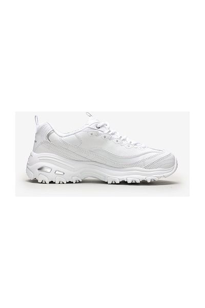 SKECHERS D'LITES - FRESH START Women's White Sneakers-11931 WSL