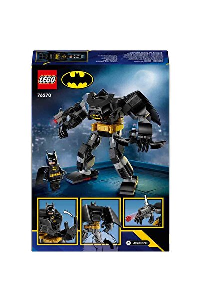 LEGO D C Batman: Batman Robot Zırhı 76270 – 6 Yaş ve Üzeri Süper Kahraman Sevenler İçin Batm