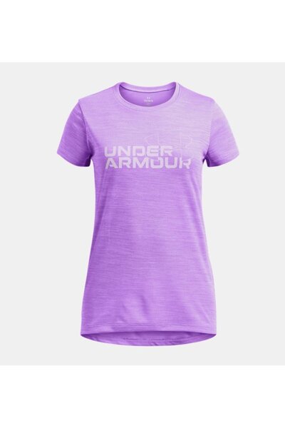 Under Armour Çocuk UA Tech Twist Wordmark Logo Kısa Kollu Tişört 1386858-525