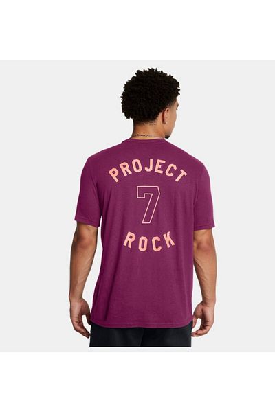 Under Armour Men's Ua Project Rock 7 Short Sleeve T-Shirt 1386878 -505