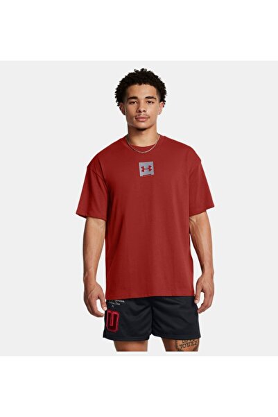 Under Armour Erkek UA Heavyweigt Oversized SM Box Kısa Kollu Tişört 1386803-840
