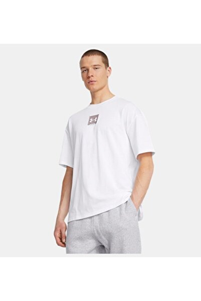 Under Armour Erkek UA Heavyweigt Oversized SM Box Kısa Kollu Tişört 1386803-100