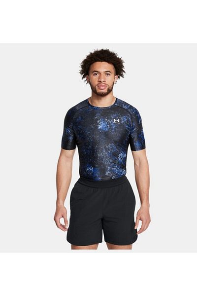 Under Armour Ανδρικό κοντομάνικο μπλουζάκι UA HG IsoChill με στάμπα 1383774-432