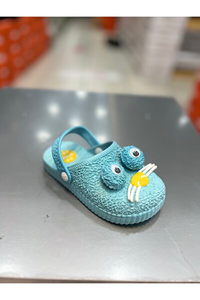 Genel Markalar Unisex Önü Kapalı Kaydırmaz Tabanlı Çocuk Terlik