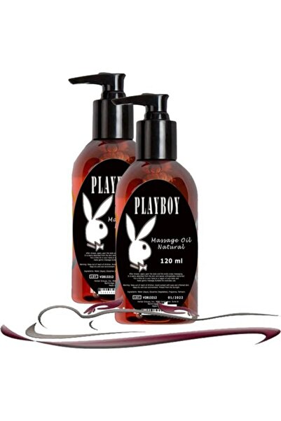 Playboy Natural Erkek Istek Arttırıcı Rahatlatıcılı Vücut Masaj 120 Ml 2 Adet