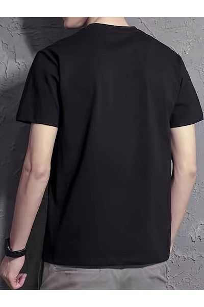 EYAX MODA Oversize Crew Neck Unprinted T-Shirt