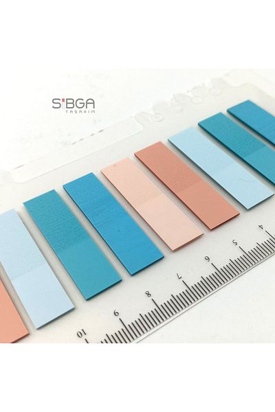 sibga tasarım Transparent Colored Postit Post-it Post ItBookmark Bookmark Postit Sticker Note Paper 200 Sheets