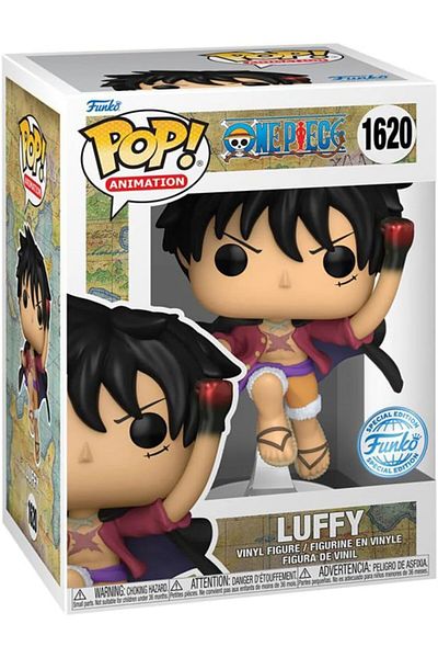 Funko قطعة بوب وان - لوفي أوبيركوت ميتاليك إصدار خاص رقم: 1620