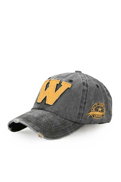 Rihor W Model Vintage Hat Anthracite Sports Cap