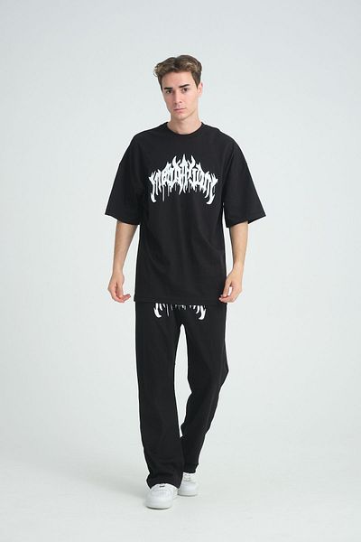 Four Man Modern and Comfortable Design - Oversize Summer Thin Fabric Suit Set