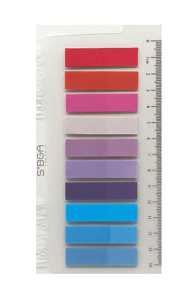 sibga tasarım Transparent Colored Postit Post-it Post ItBookmark Bookmark Postit Sticker Note Paper 200 Sheets