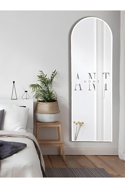 ant home dekoratif ayna oval boy ayna duvar aynası 180x60 cm