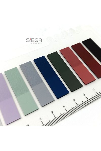 sibga tasarım Transparent Colored Postit Post-it Post It.Bookmark Bookmark Postit Sticker Note Paper 200 Sheets