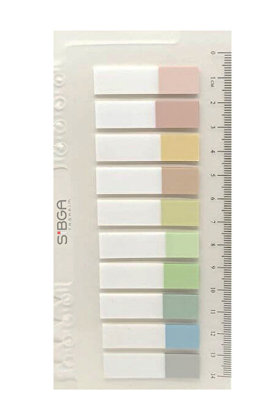 sibga tasarım Şeffaf Renkli Postit Post-it Post It. Kitap Ayracı Ayraç Postit...