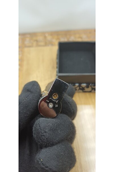 Heartfelt Gifts Avusturya Modeli Hediye Kutulu Kaliteli Gazlı Siyah Renk Muhtar Çakmağı