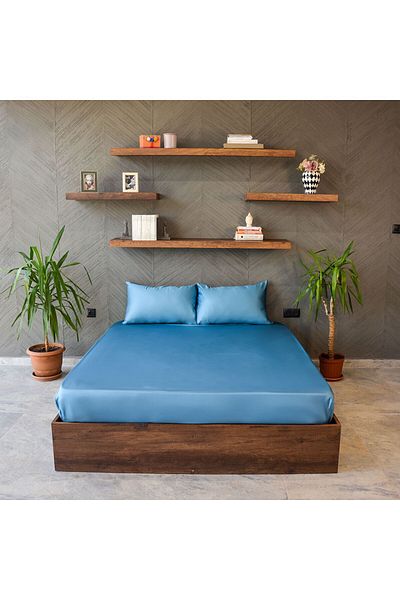 Yuvam Single Flat Painted Sheet Set 100% Cotton Ranforce