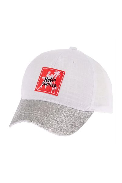 Kitti Child Girl Hat Hello Summer White