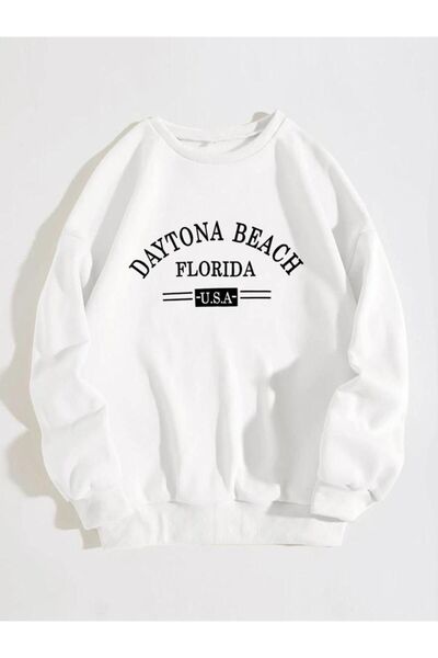 Massgai Dizajn Daytona Beach Florida - Unisex Oversize kroj dukserica sa kapu...