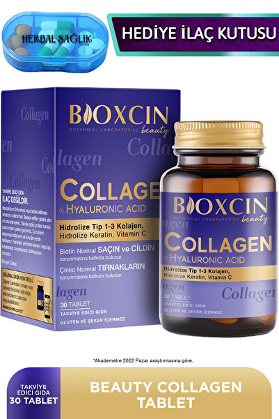 Bioxcin Beauty Kolajen 30 Tablet 1050 Mg - (Tip1 Tip 3 Hidrolize Kolajen)