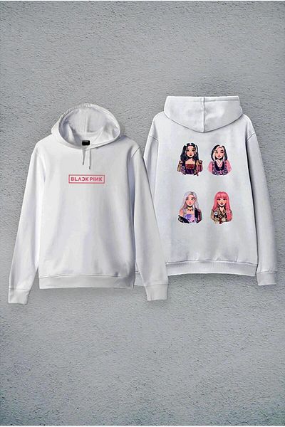 Massgai Unisex Oversize Hooded Sweatshirt - Blackpink Design Hoodie