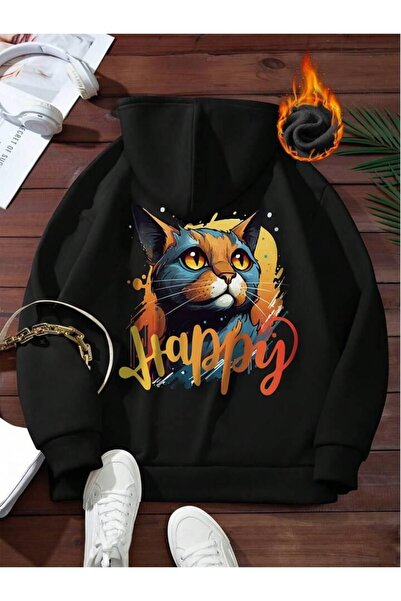 Massgai Happy Design Unisex Oversize kroj Sa kapuljačom Dukserica sa kapuljačom