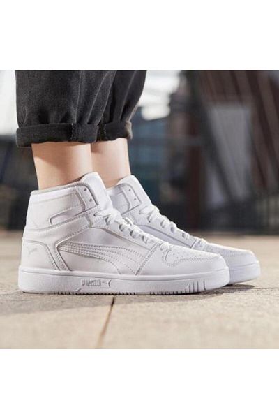 Puma 37476506 Rebound Joy White Women's Basketball Sports Shoes