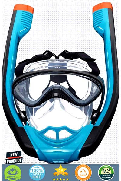 OMZ Hydro Pro Seaclear Flowtech Girl Snorkel Toy - Large/Xlarge Educational Toy